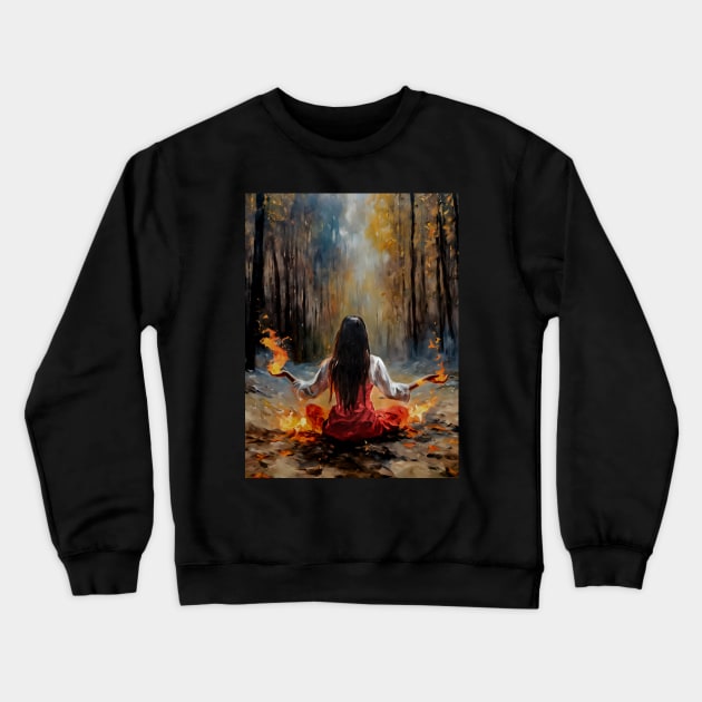 Fire Element Crewneck Sweatshirt by Free Spirits & Hippies